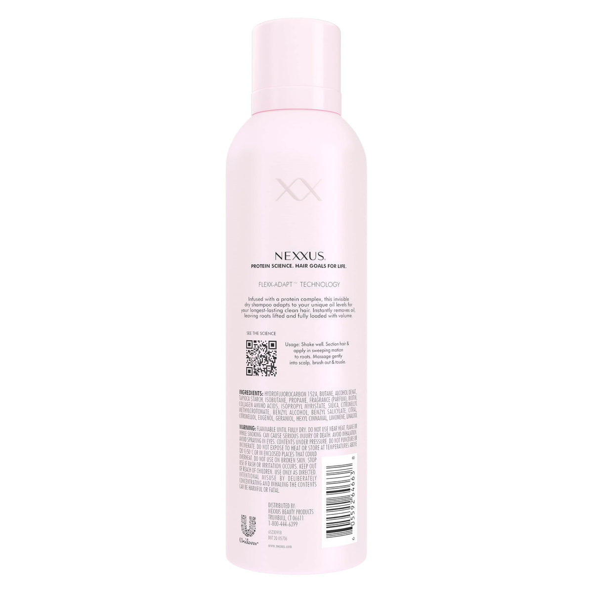 Nexxus close-up of spray nozzle highlighting precise application and mess-free dispensing