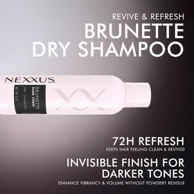 Nexxus fine spray cloud demonstrating lightweight, invisible texture
