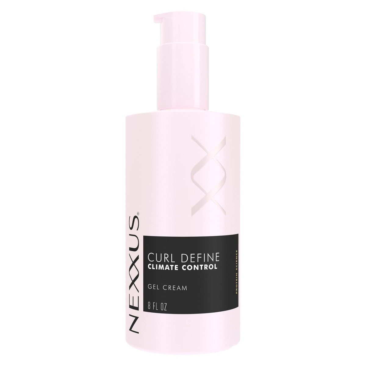 Nexxus front packaging shows jar and hair benefits