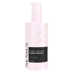 Nexxus front packaging shows jar and hair benefits