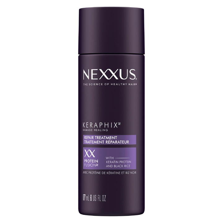Nexxus front packaging showing tub and benefits