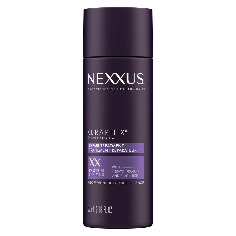Nexxus front packaging showing tub and benefits