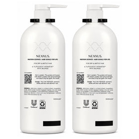 Creamy Nexxus Humectress texture on hand showing rich moisturization