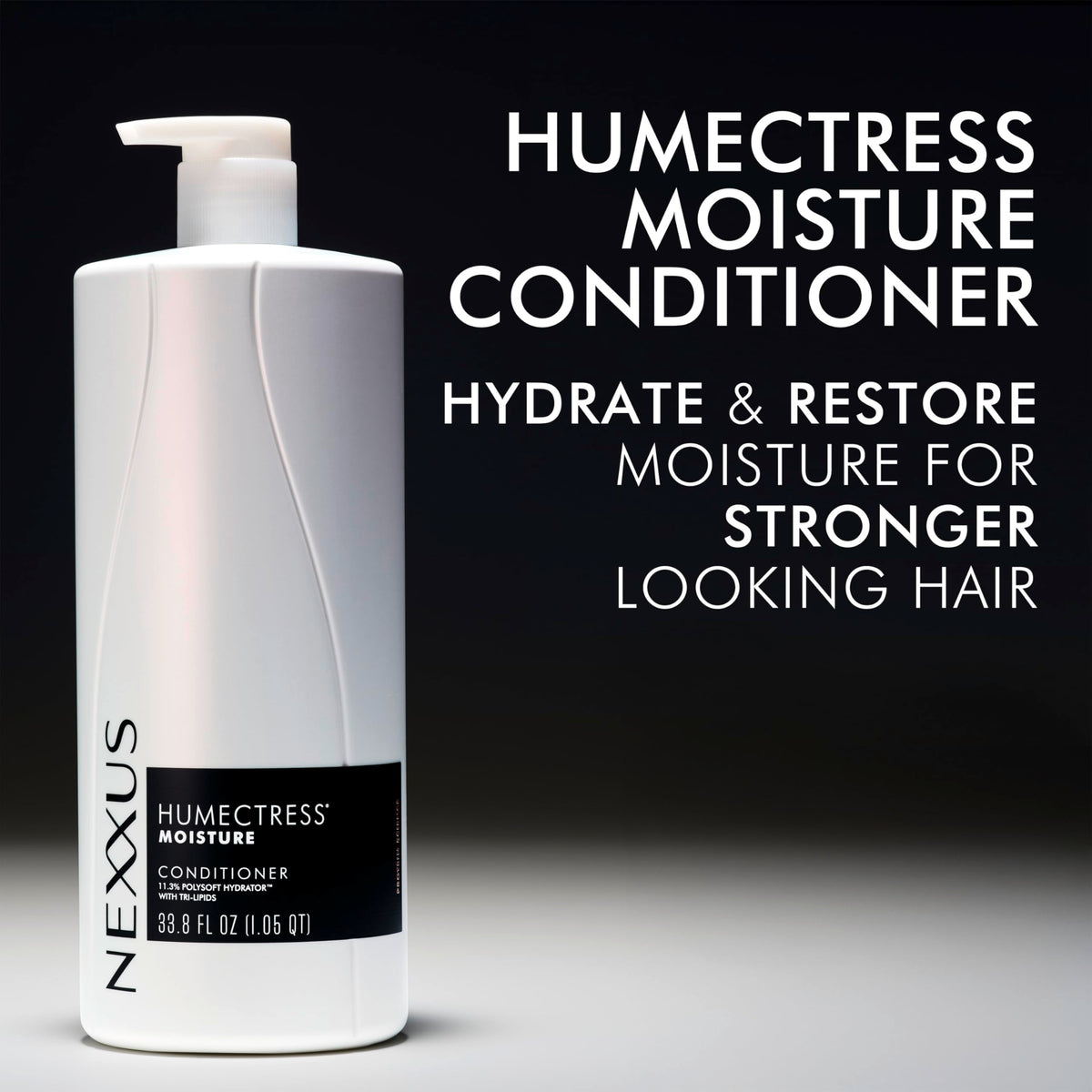 Nexxus Humectress pump dispensing conditioner for easy controlled use
