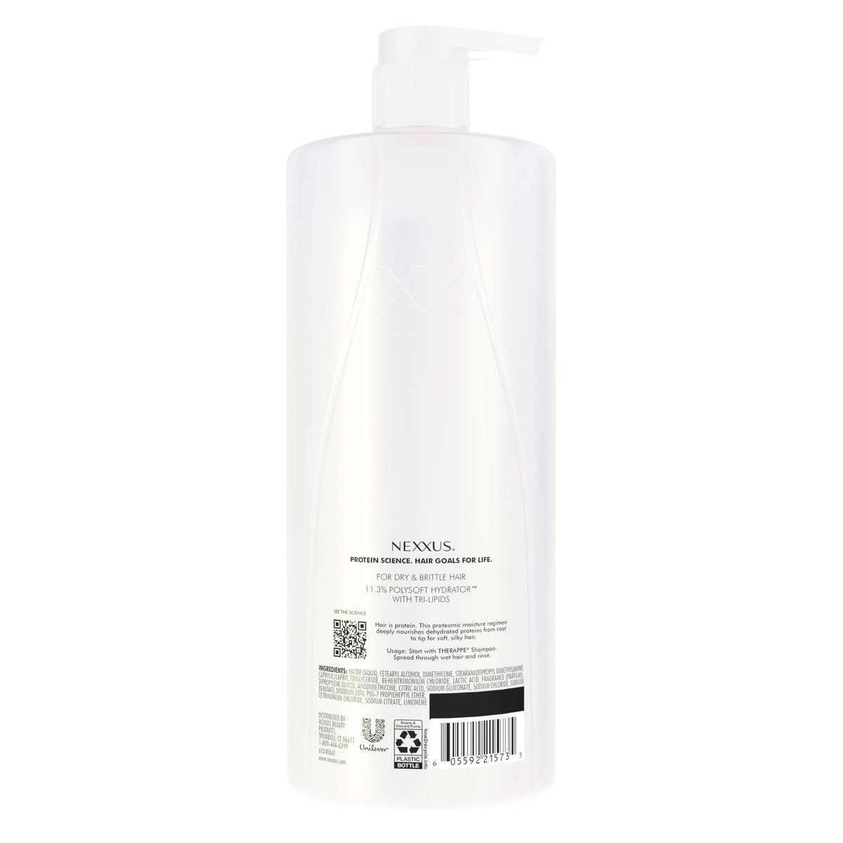 Nexxus Humectress creamy conditioner texture close-up for rich hydration