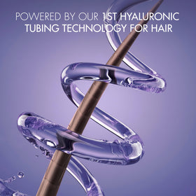 Nexxus Hy‑Volume conditioner texture showing creamy hydration benefit