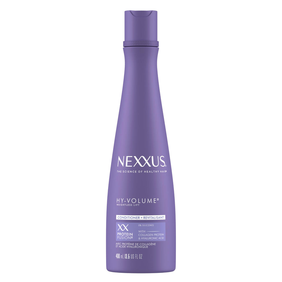 Nexxus front packaging showing product and benefits for fuller hair