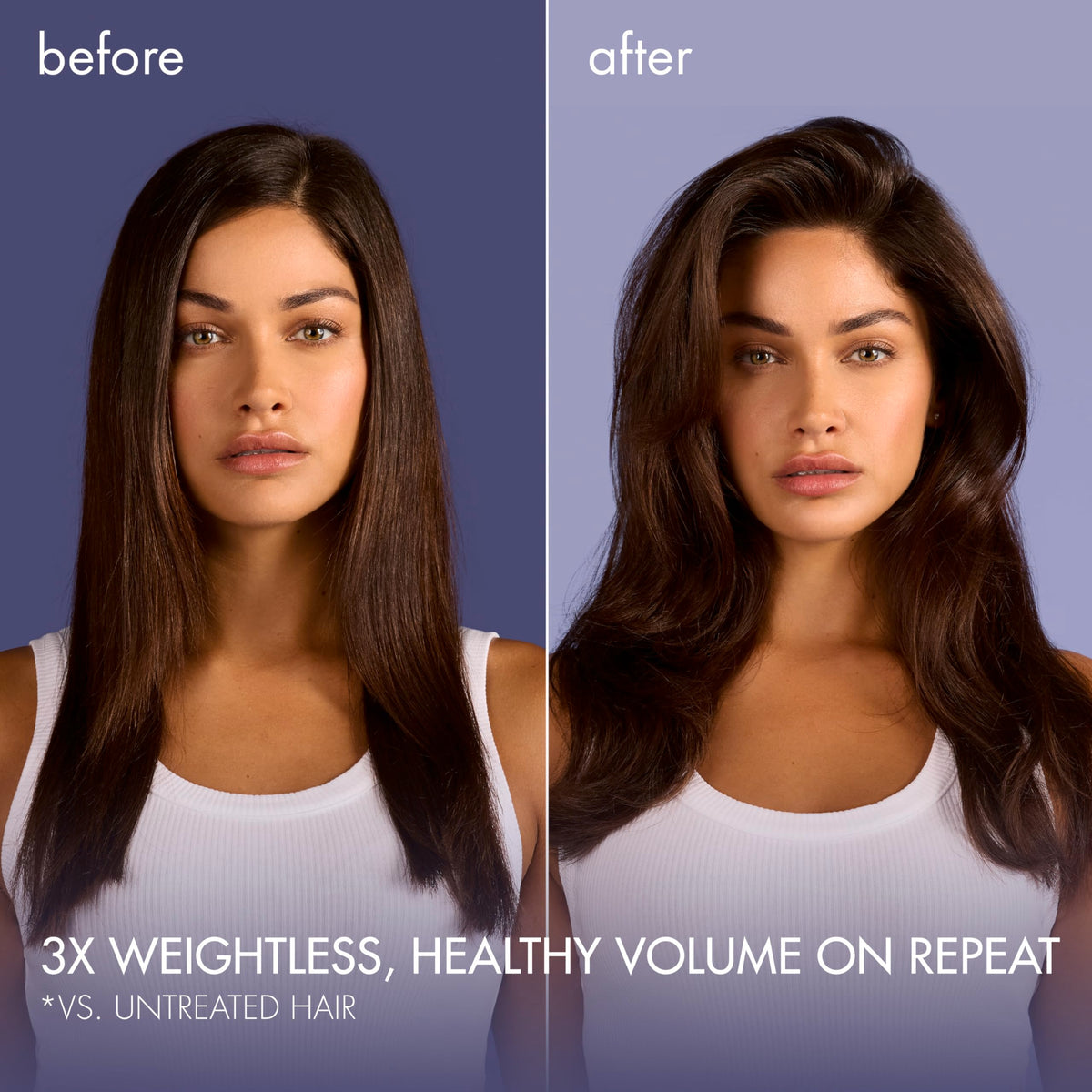 Nexxus ingredient highlights graphic showing collagen and hyaluronic support