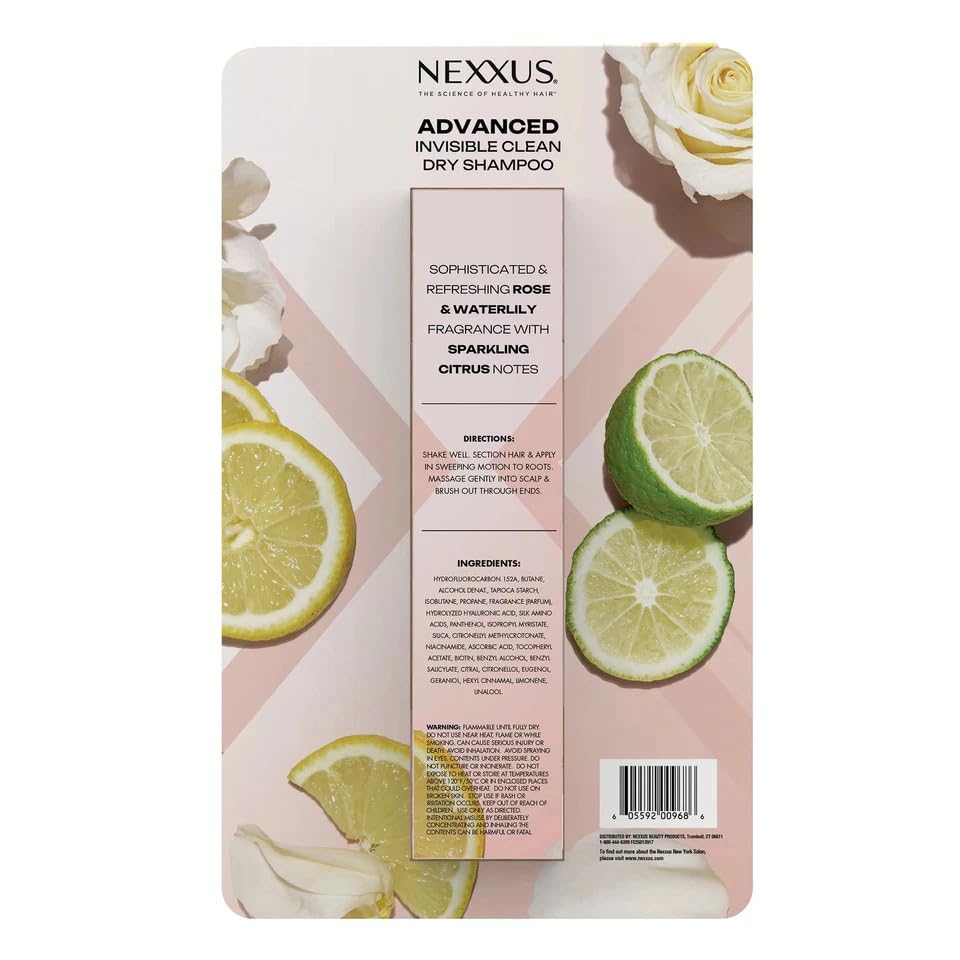Nexxus in use after workout demonstrating instant oil control and freshness