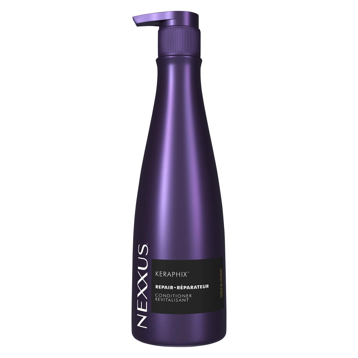 Nexxus front packaging showing bottle and label for easy recognition