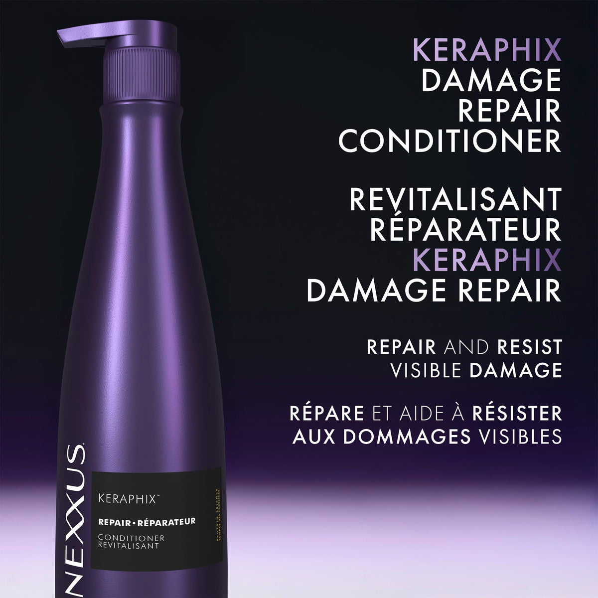 Nexxus bottle dispensing creamy conditioner for controlled application