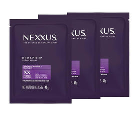 Nexxus front packaging showing product name and damage repair benefits