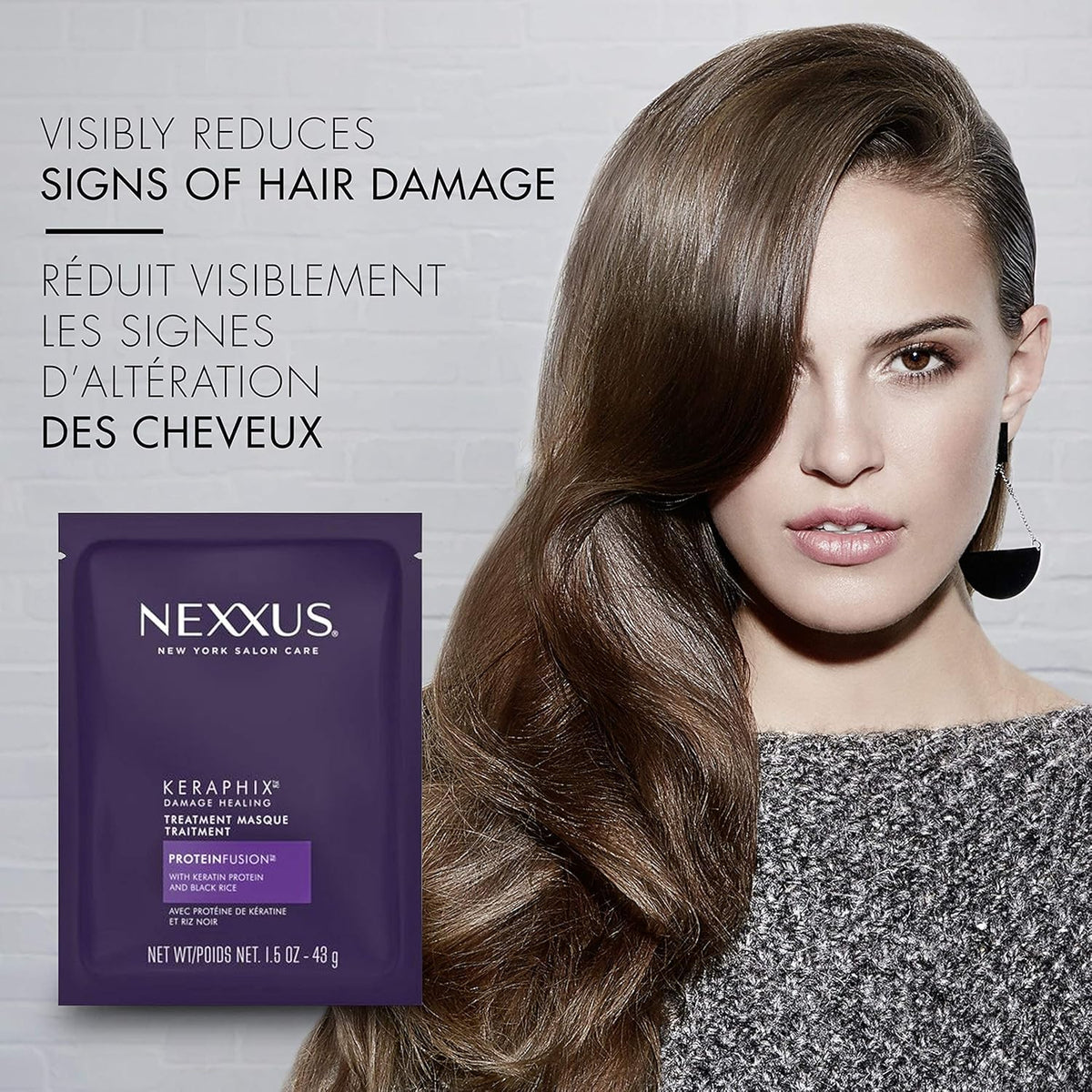 Nexxus three-pack boxed presentation ideal for multiple treatments