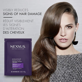 Nexxus three-pack boxed presentation ideal for multiple treatments