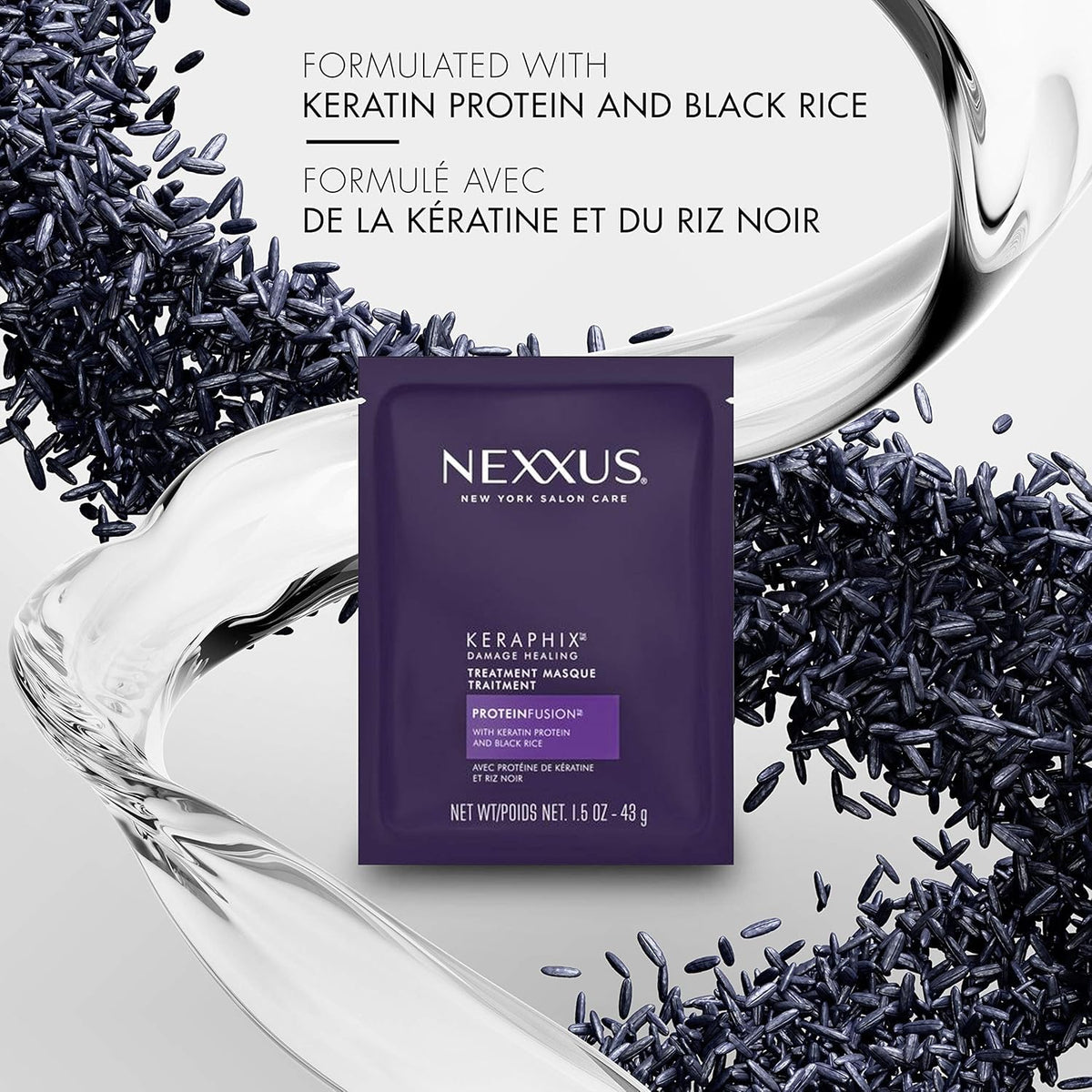 Nexxus used in salon styling scene for professional-looking finish