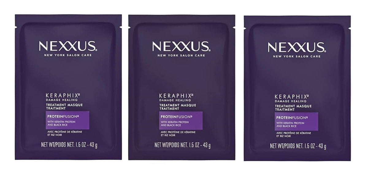 Nexxus masque butter-like texture closeup highlighting rich consistency