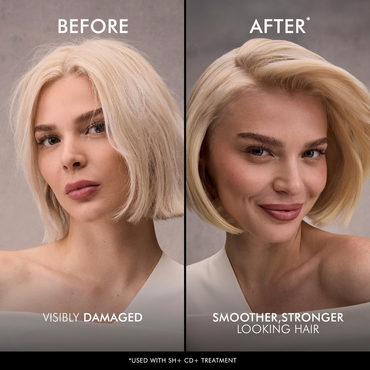 Nexxus being applied to damp hair for detangling and manageability