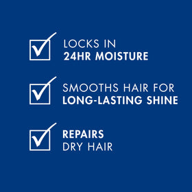 Nexxus masque in use on damp hair for intensive moisture boost