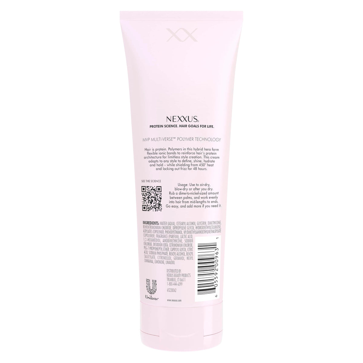 Nexxus MVP Styler open jar texture illustrating creamy consistency and easy spreadability