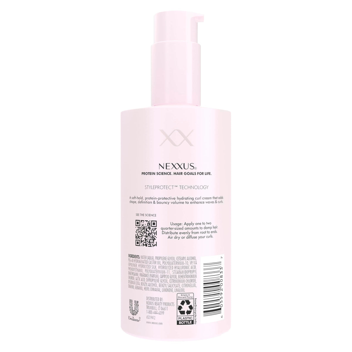 Nexxus cream texture close-up highlighting smooth hydration