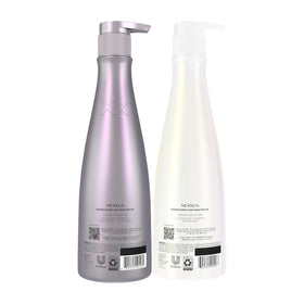 Nexxus shampoo bottle close-up highlighting nozzle and product clarity