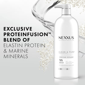 Nexxus shampoo lather texture demonstrating gentle detox