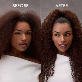 Nexxus slick stick styled hair lifestyle showing sleek frizz-controlled finish