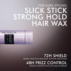 Nexxus slick stick texture close-up highlighting smooth glide benefit