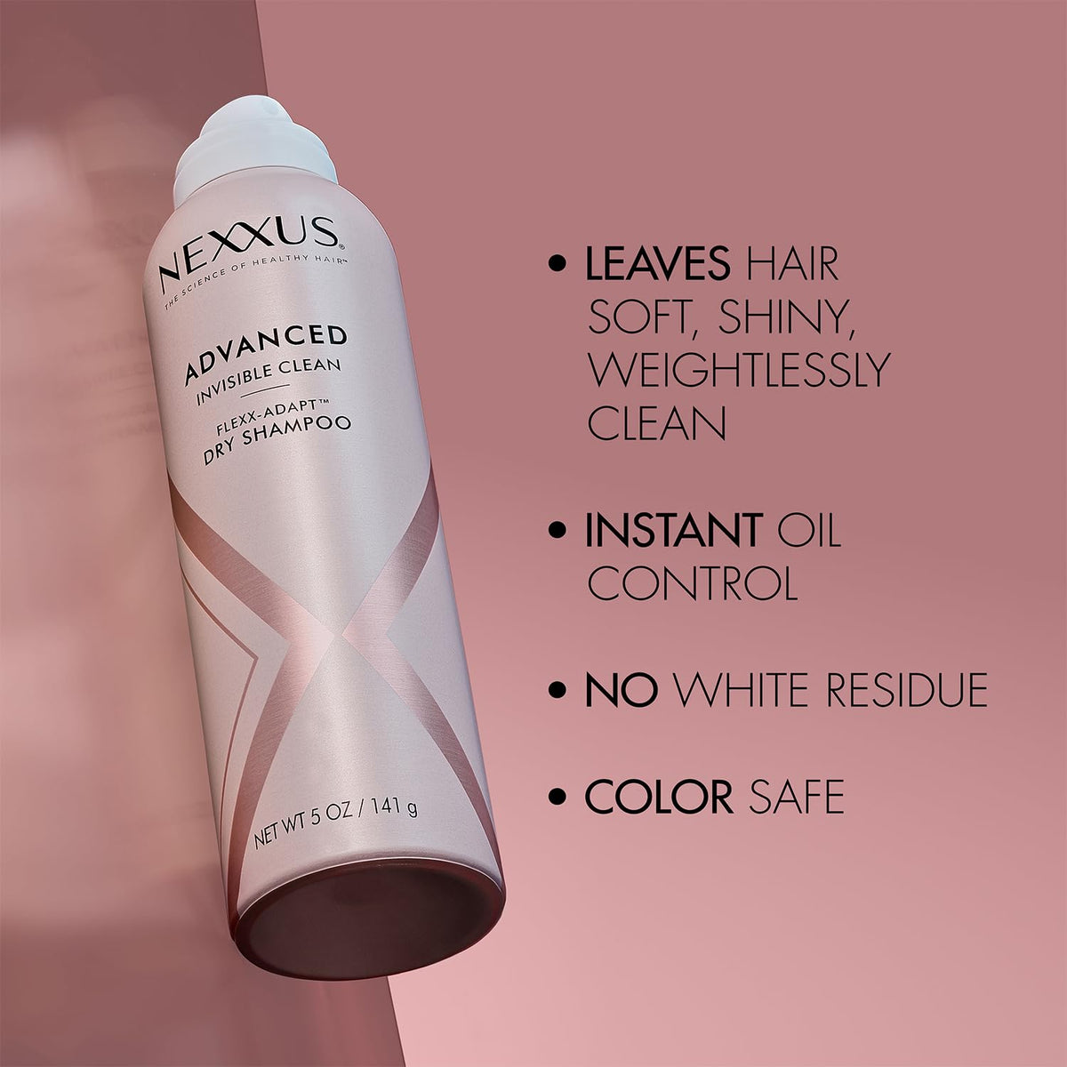 Nexxus spray mist texture demonstrating fine invisible coverage for roots