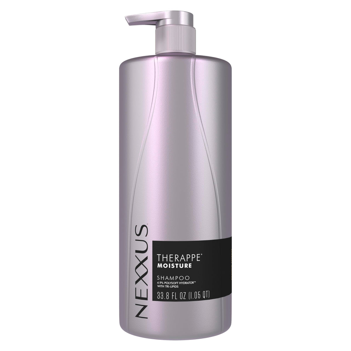 Nexxus Therappe front packaging showing large 33.8 oz bottle for long-lasting use