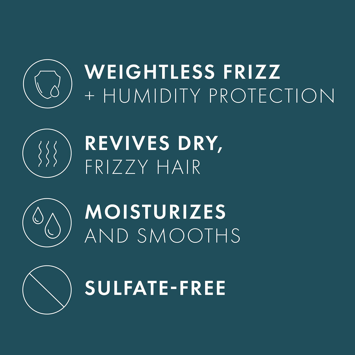 Nexxus applied to wet hair in shower showing smoother, frizz-controlled strands