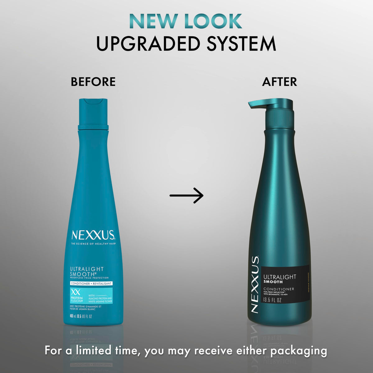 Nexxus cream texture close-up illustrating lightweight, spreadable conditioner