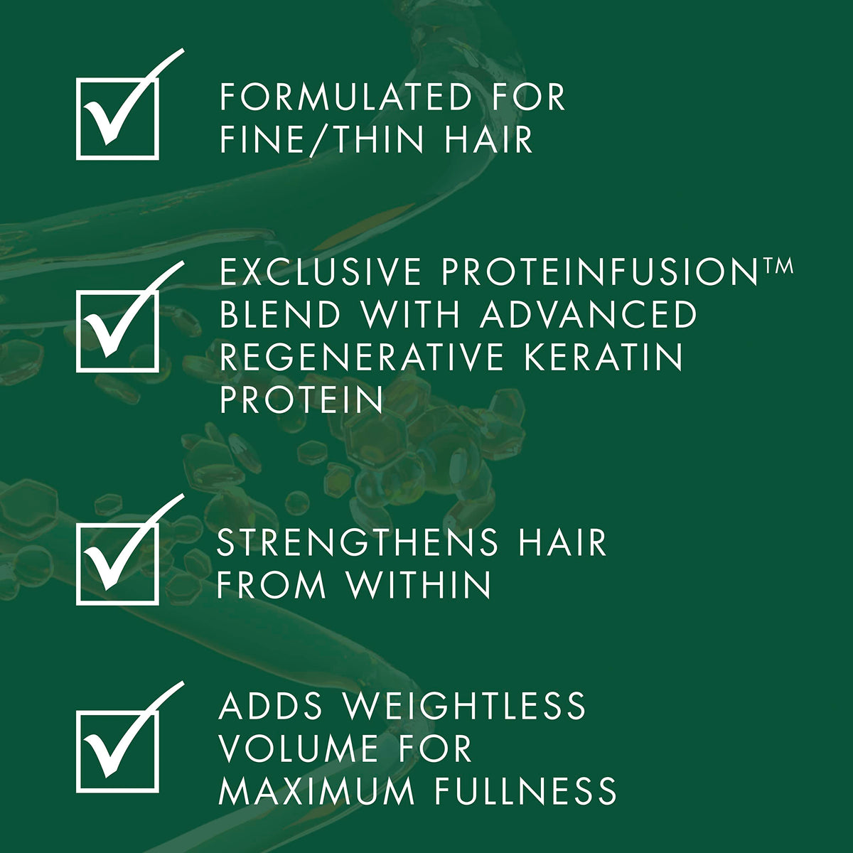 Nexxus damp hair spray application showing root lift and fuller-looking hair