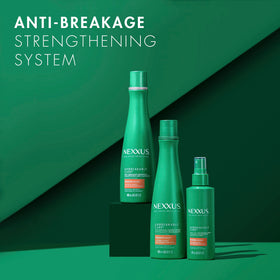 Nexxus root lift spray nozzle showing targeted application for added volume