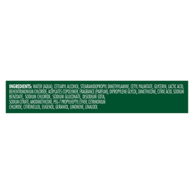 Nexxus label close-up emphasizing thickening complex and protein science