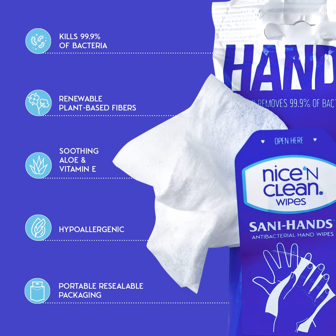 Nice 'N Clean resealable lid detail preserving moisture and preventing drying
