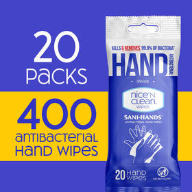 Nice 'N Clean close-up of wipe texture highlighting gentle soft cloth and absorbency