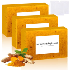 Nicgou front packaging showing lemon turmeric soap benefits and clean design