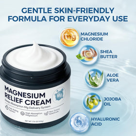 Nichalous cream texture close-up highlighting smooth, fast-absorbing lotion finish