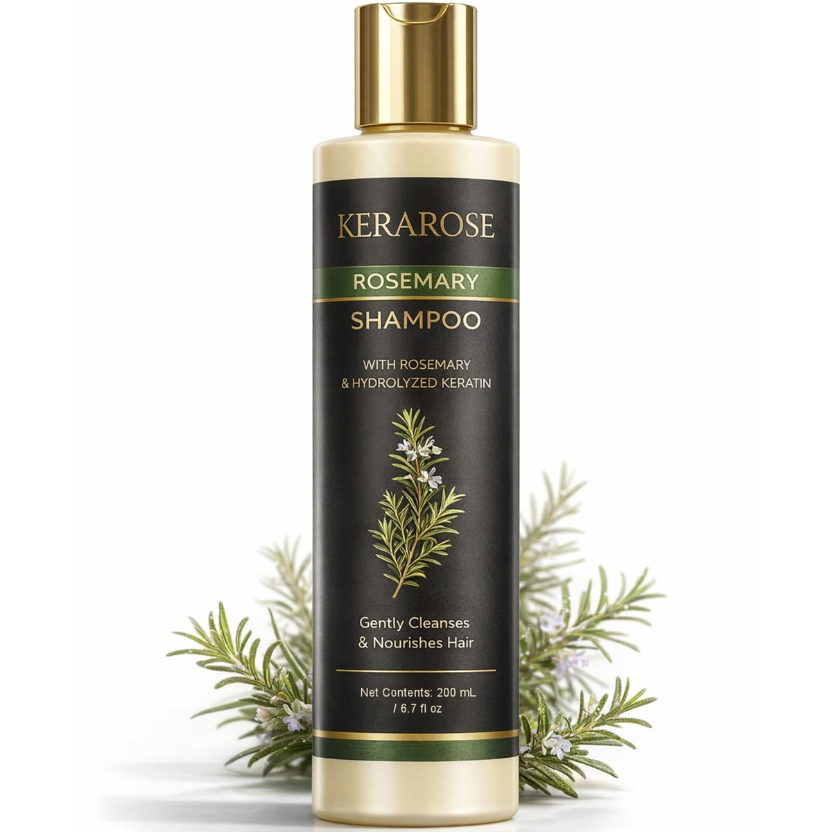 Nichalous Kerarose front bottle showing clean packaging and product benefit