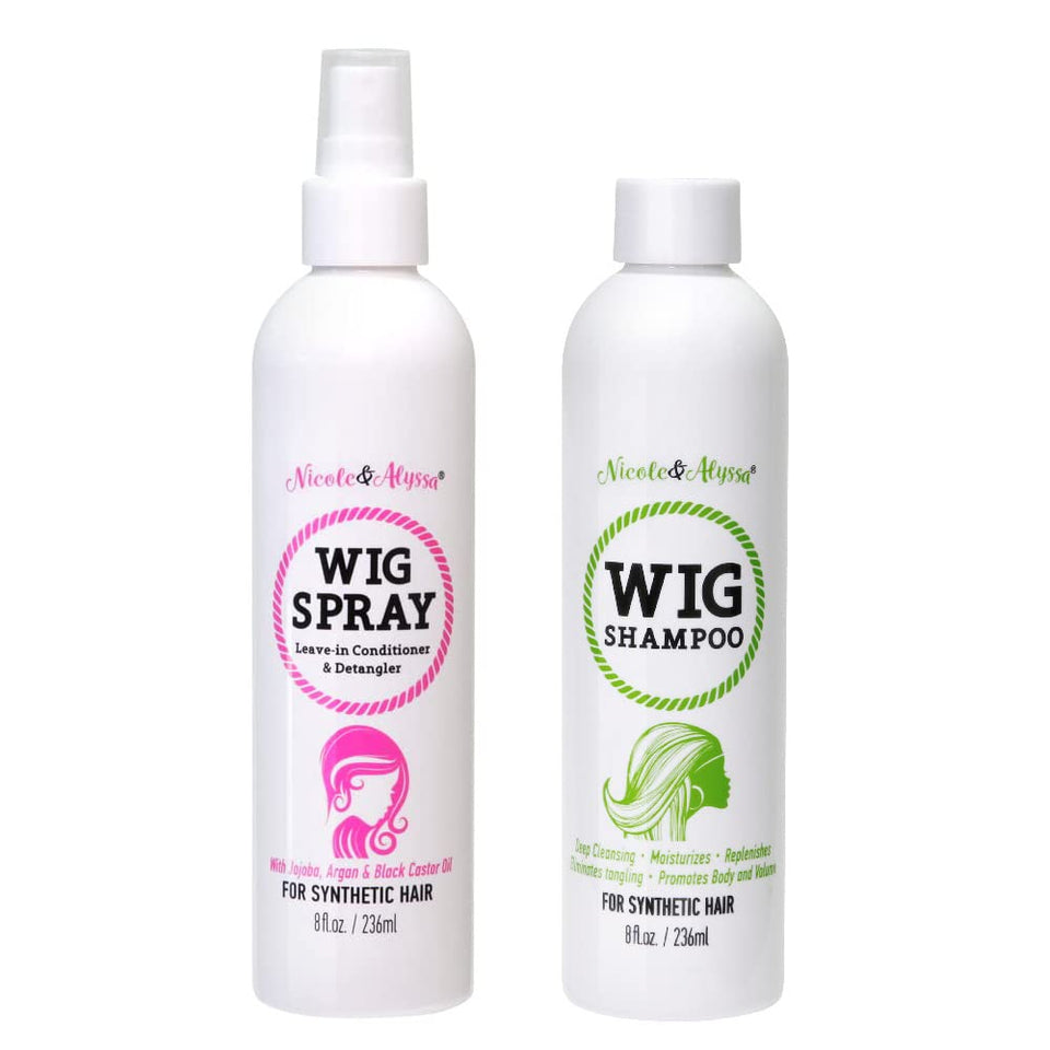 Nicole & Alyssa front packaging showing both 8oz bottles and labeling benefits