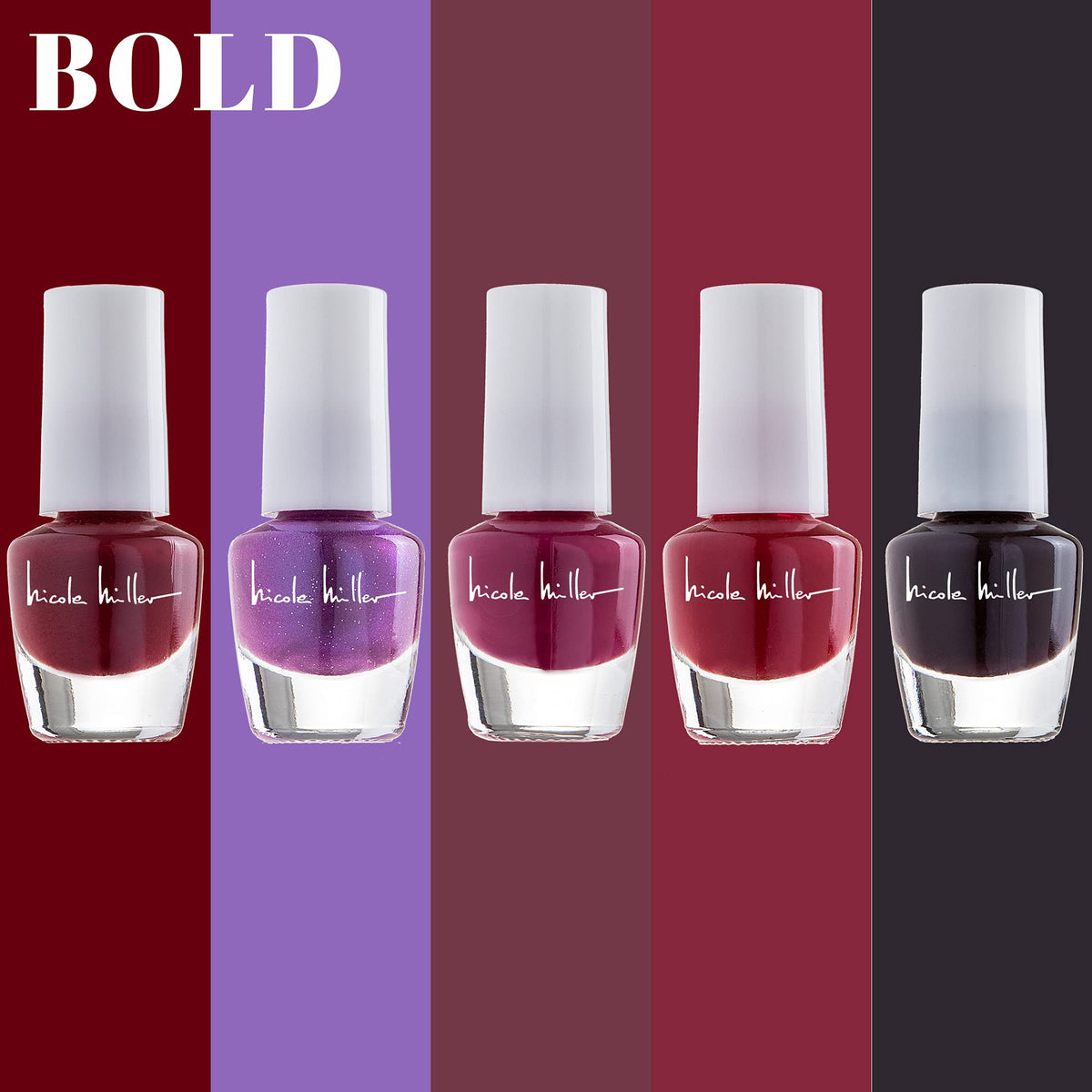 Nicole Miller glitter shades texture illustrating sparkle effect