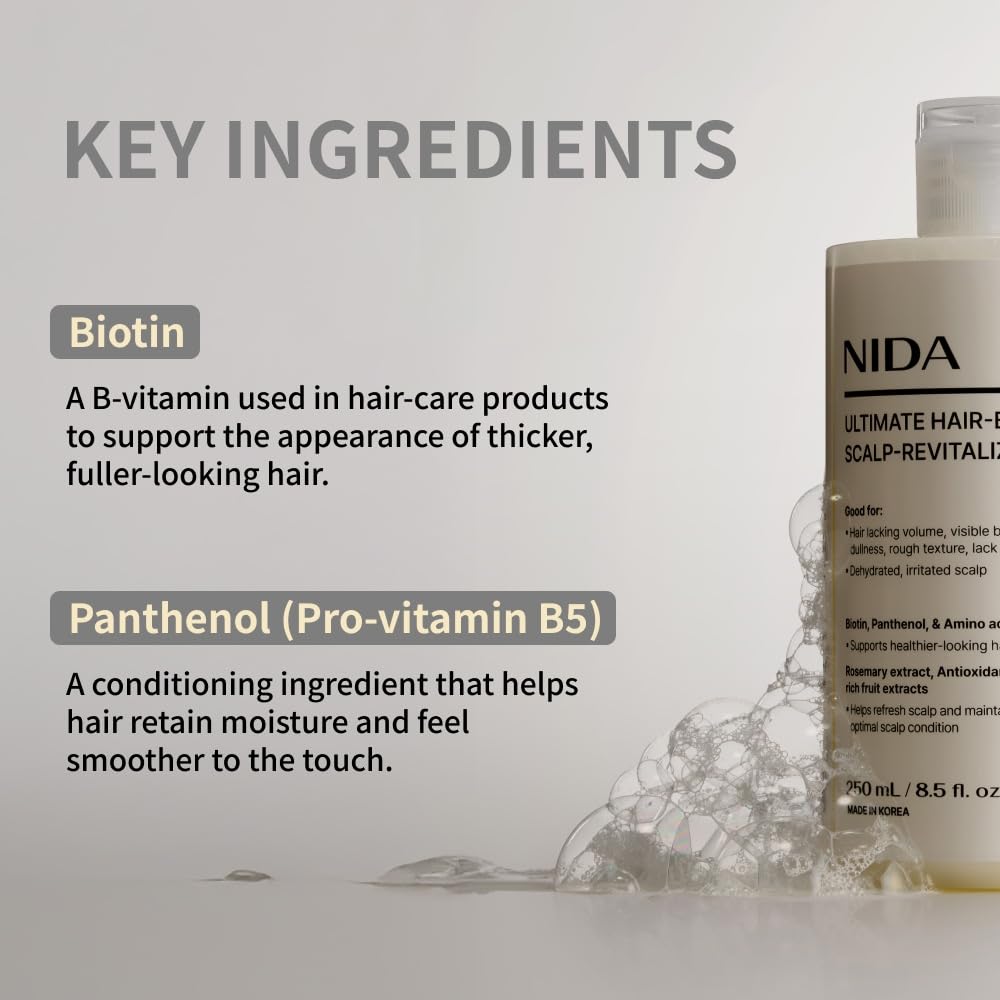 NIDA bottle in hand illustrating dispensing ease and travel-friendly size