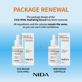 NIDA bottle on bathroom shelf lifestyle, conveys routine-friendly benefit