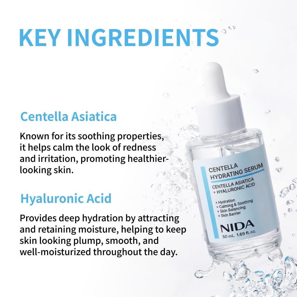 NIDA ingredient label detail, communicates transparency and quality benefit