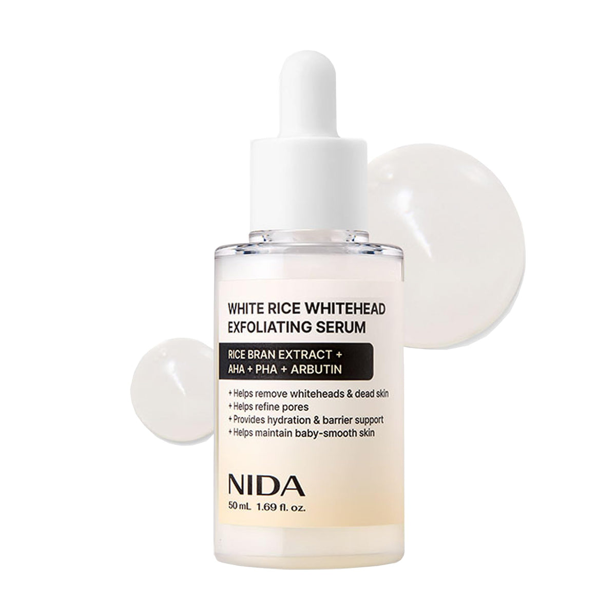 NIDA front packaging showing bottle and label, highlights functional benefits