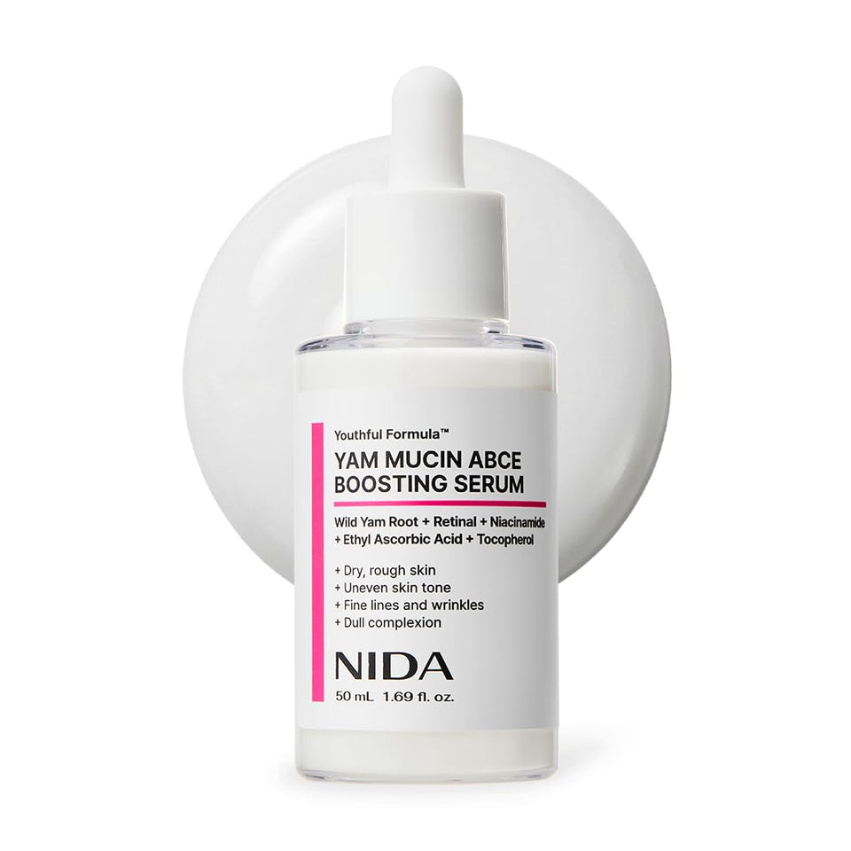NIDA front packaging showing serum bottle and benefits