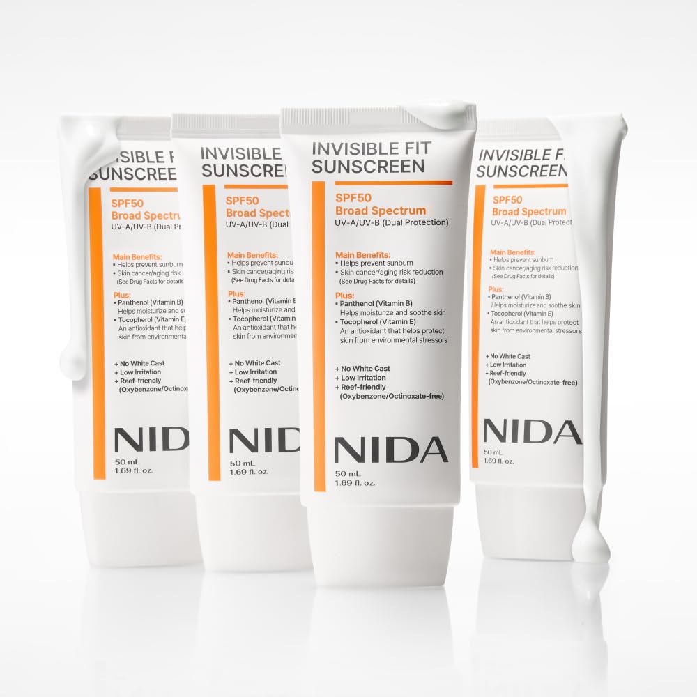 NIDA lifestyle outdoor usage on a person showing sun protection on the go