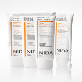 NIDA lifestyle outdoor usage on a person showing sun protection on the go