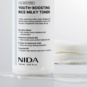 NIDA label closeup showing ingredient list, builds shopper trust